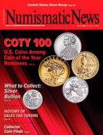 Magazine cover Numismatic News №14 volume 73 May 2024