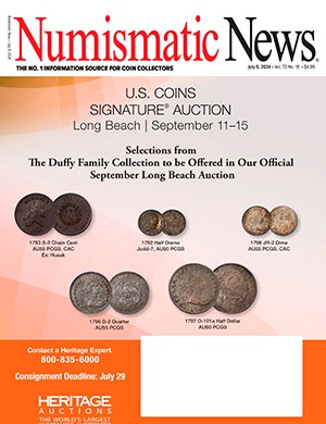 Numismatic News №19 volume 73 July (2024)