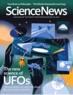 Magazine cover Science News № 10 August