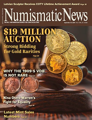 Numismatic News №25 volume 73 September 24 (2024)