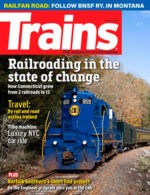 Magazine cover Trains № October 2024