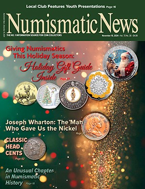 Numismatic News №30 volume 73 November 19 (2024)