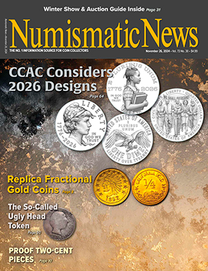 Numismatic News №31 volume 73 November 26 (2024)