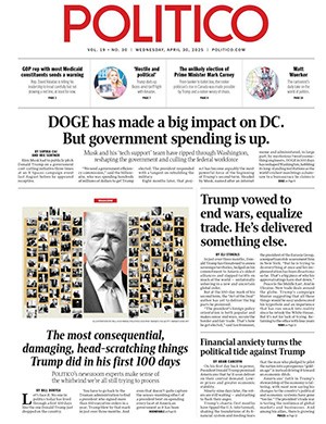 Politico April 30 (2025)