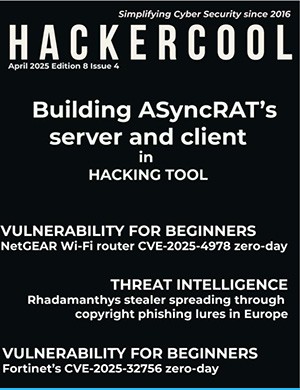 Magazine Hackercool issue № April 2025 Magazine cover Hackercool № April 2025